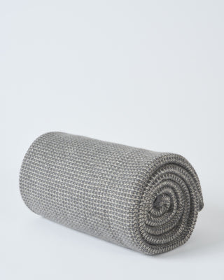 waffle knit cashmere throw