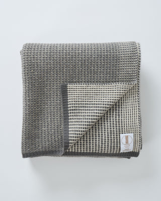 waffle knit cashmere throw