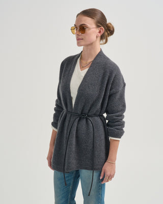 walmer belted cardigan