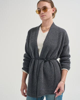 walmer belted cardigan