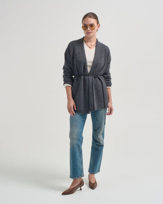 walmer belted cardigan