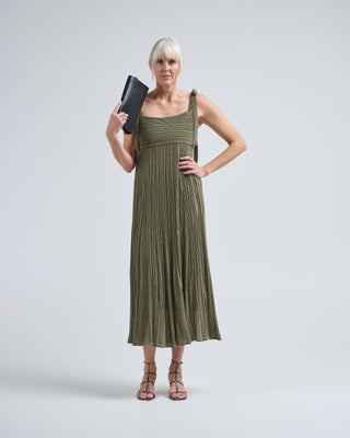 wanderlust metallic maxi dress