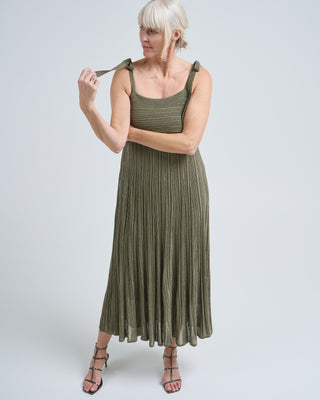 wanderlust metallic maxi dress