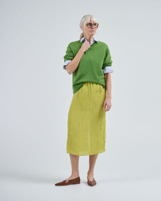 washable cashmere easy vneck sweater