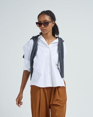 watts side button down shirt