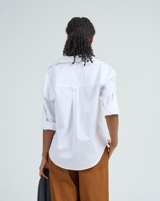 watts side button down shirt