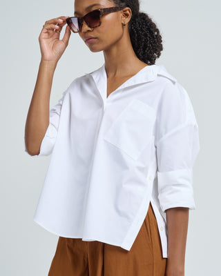 watts side button down shirt