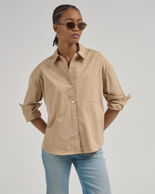 watts side button shirt