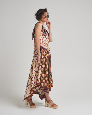 wilson silk midi dress