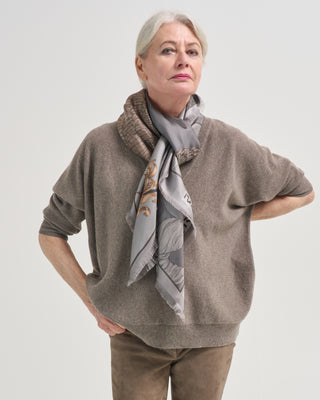 wind dancer, heaven caller large silk twill square scarf