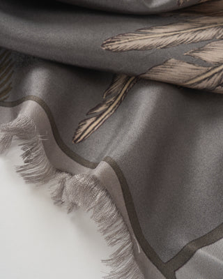 wind dancer, heaven caller large silk twill square scarf