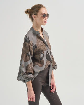 wind dancer, heaven caller poet sleeve blouse