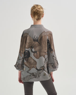 wind dancer, heaven caller poet sleeve blouse