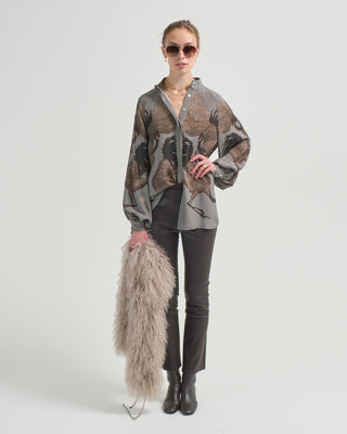 wind dancer, heaven caller poet sleeve blouse
