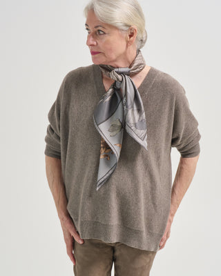 wind dancer, heaven caller silk twill square scarf