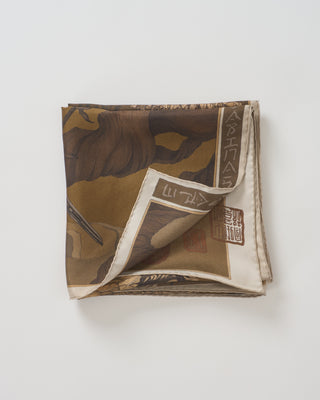 wind dancer, heaven caller silk twill square scarf