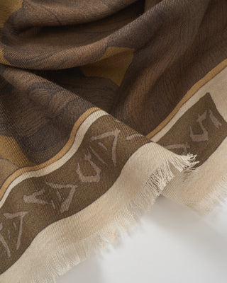 wind dancer, heaver caller wool/silk square scarf