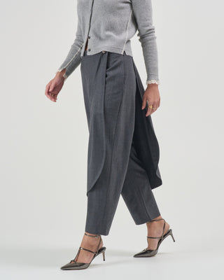 wrap skirt trouser