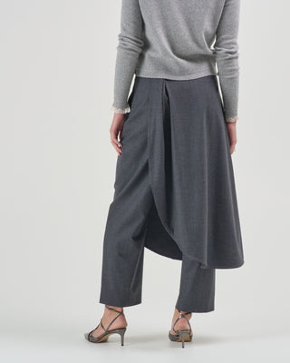 wrap skirt trouser