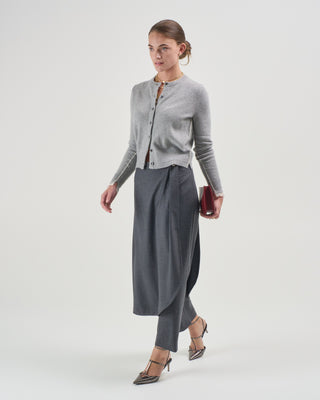 wrap skirt trouser