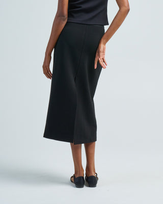 wren crepe knit midi skirt