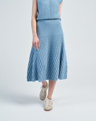 zellige stitch couture skirt