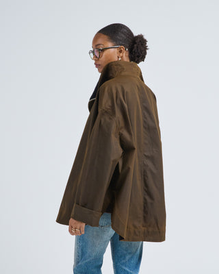 zipped funnel jacket