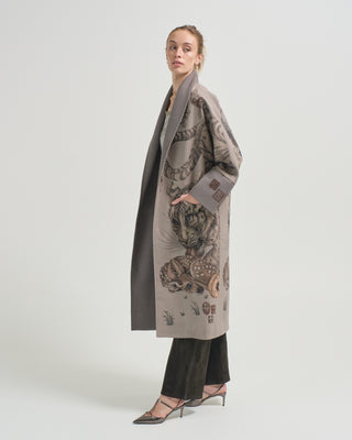 zouyu, cry the deer wool wrap coat