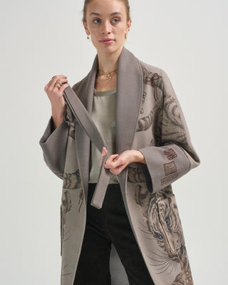 zouyu, cry the deer wool wrap coat