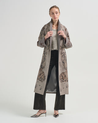 zouyu, cry the deer wool wrap coat