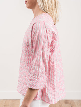 001W shirt - pink stripe
