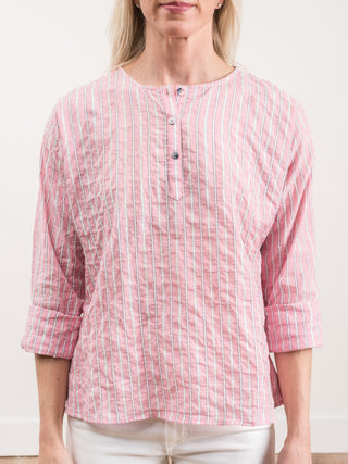 001W shirt - pink stripe