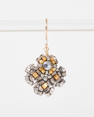 crystal and miyuki earrings