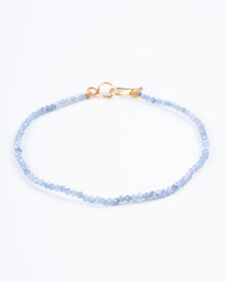 1.5mm blue sapphire bracelet w/ 9k closure - blue sapphire