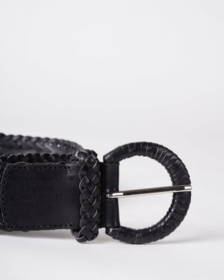 16ply belt - black leather