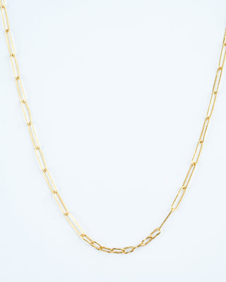 22k gold handmade chain, 18” - gold