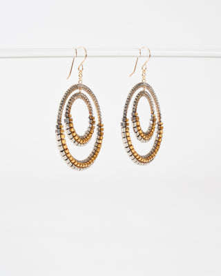 crystal and miyuki earrings