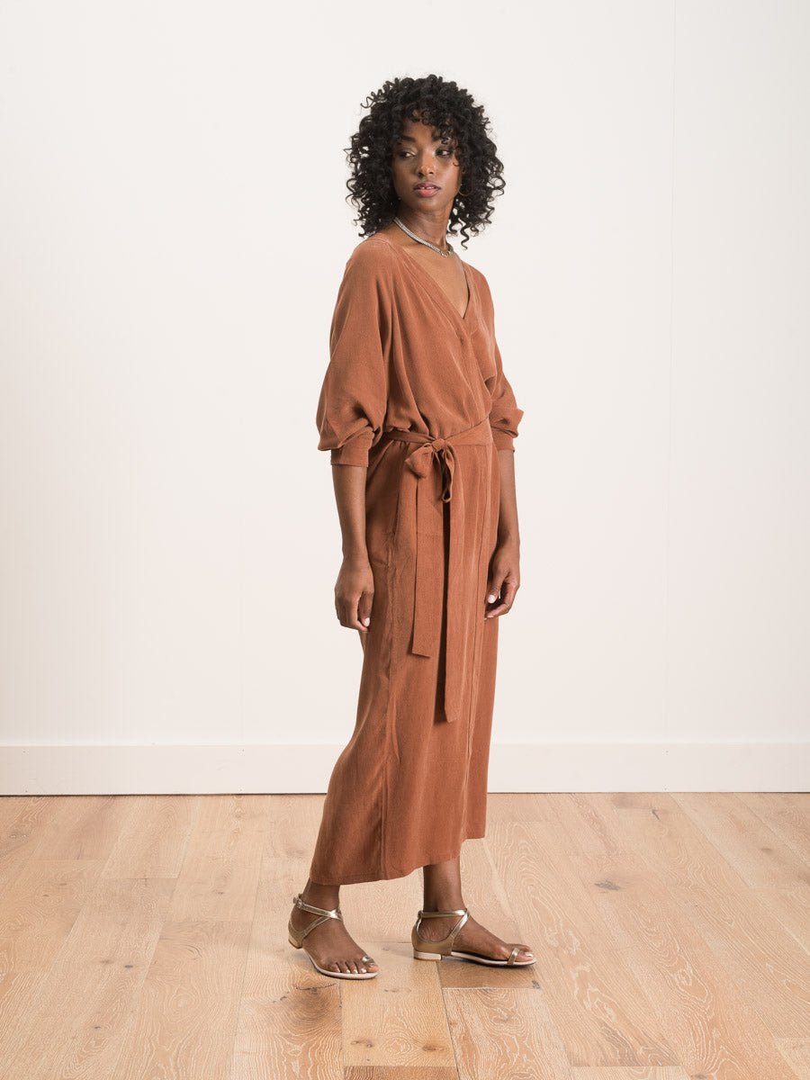 7115 by Szeki Rope Dress in Rust 7115 by Szeki Rope Dress in Rust