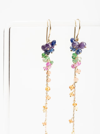 rainbow drop earrings