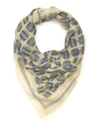 foulard n617 scarf- 90 x 90cm - navy blue
