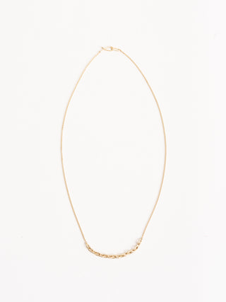 18k gold link necklace