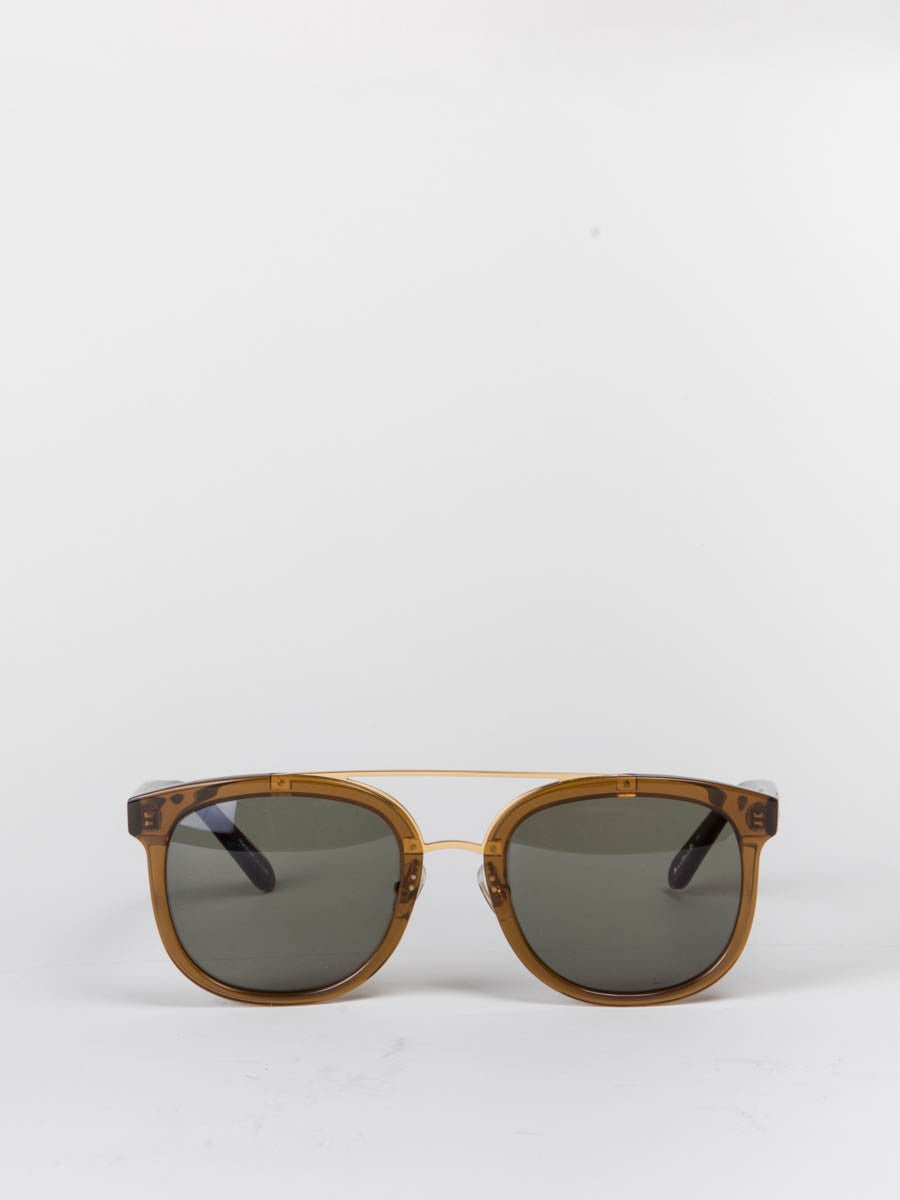 KREWE Milan Rectangular Tortoiseshell Sunglasses - Amber Krewe Milan Sunglasses | Shopbop main image 2