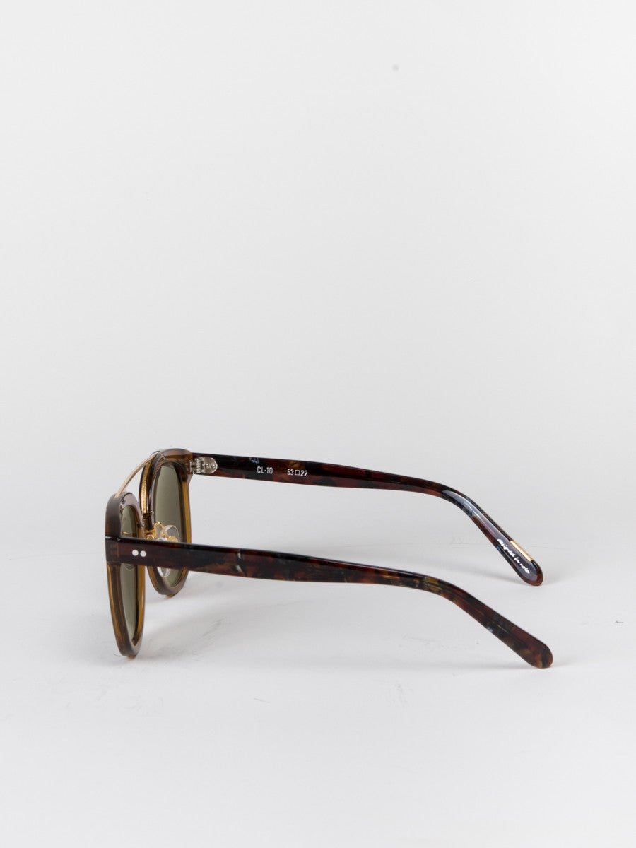 KREWE Milan Rectangular Tortoiseshell Sunglasses - Amber Krewe Milan Sunglasses | Shopbop main image 3