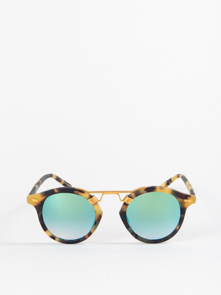 Krewe Audubon Sunglasses Krewe Audubon Matte Black 18K Titanium Polar Sunglasses  main image 3