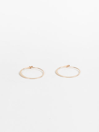 gold hoops - large