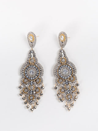 tiered chandelier earrings