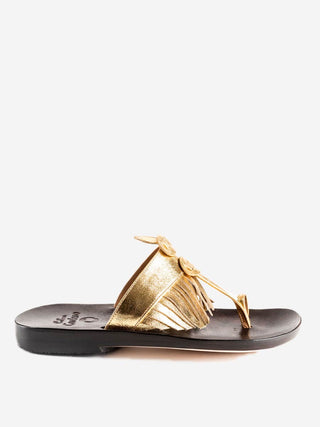 karma sandal - gold