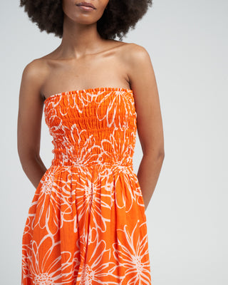 abbas midi dress - la sirena floral print