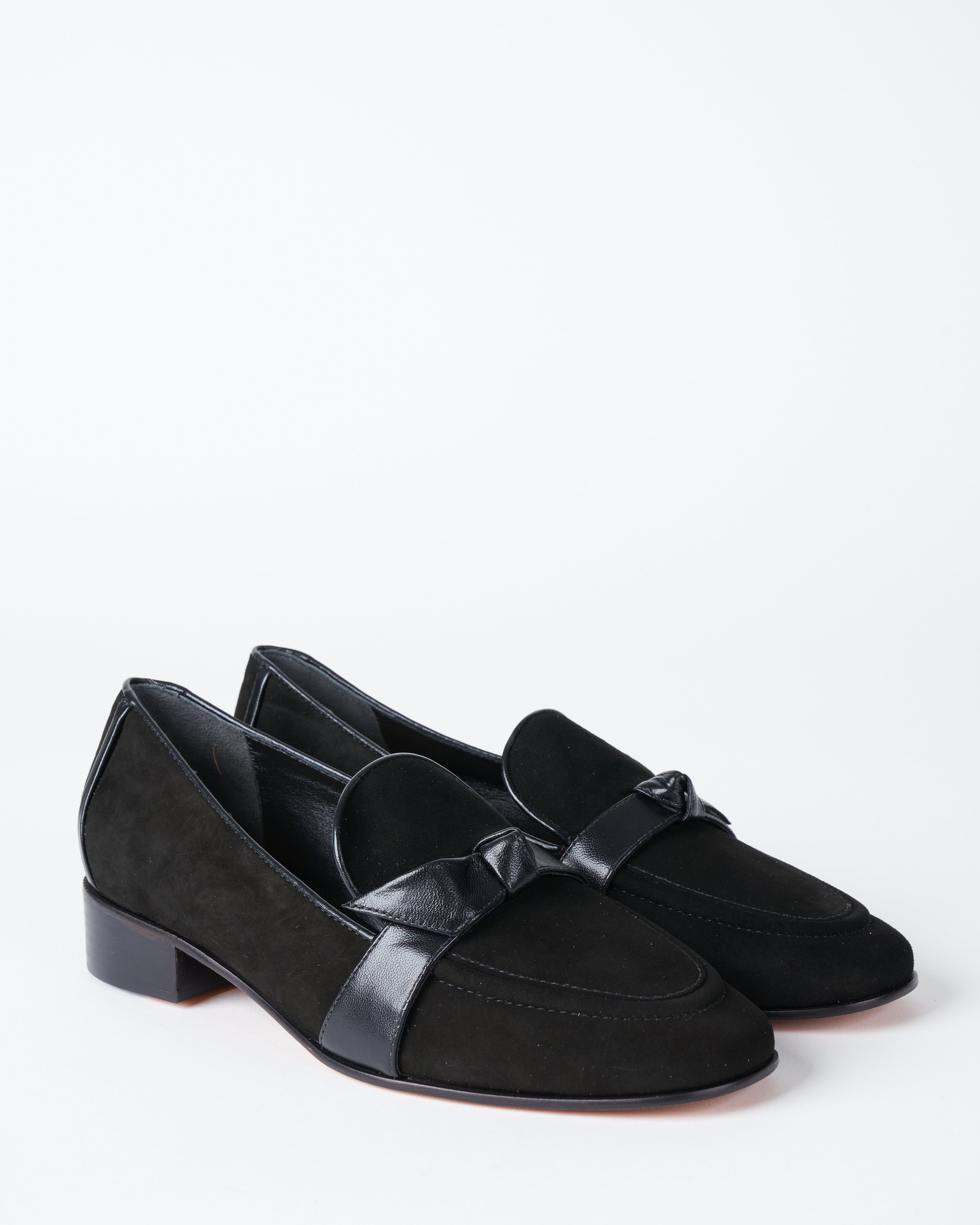 Alexandre Birman Clarita Loafer Black Suede+Nappa