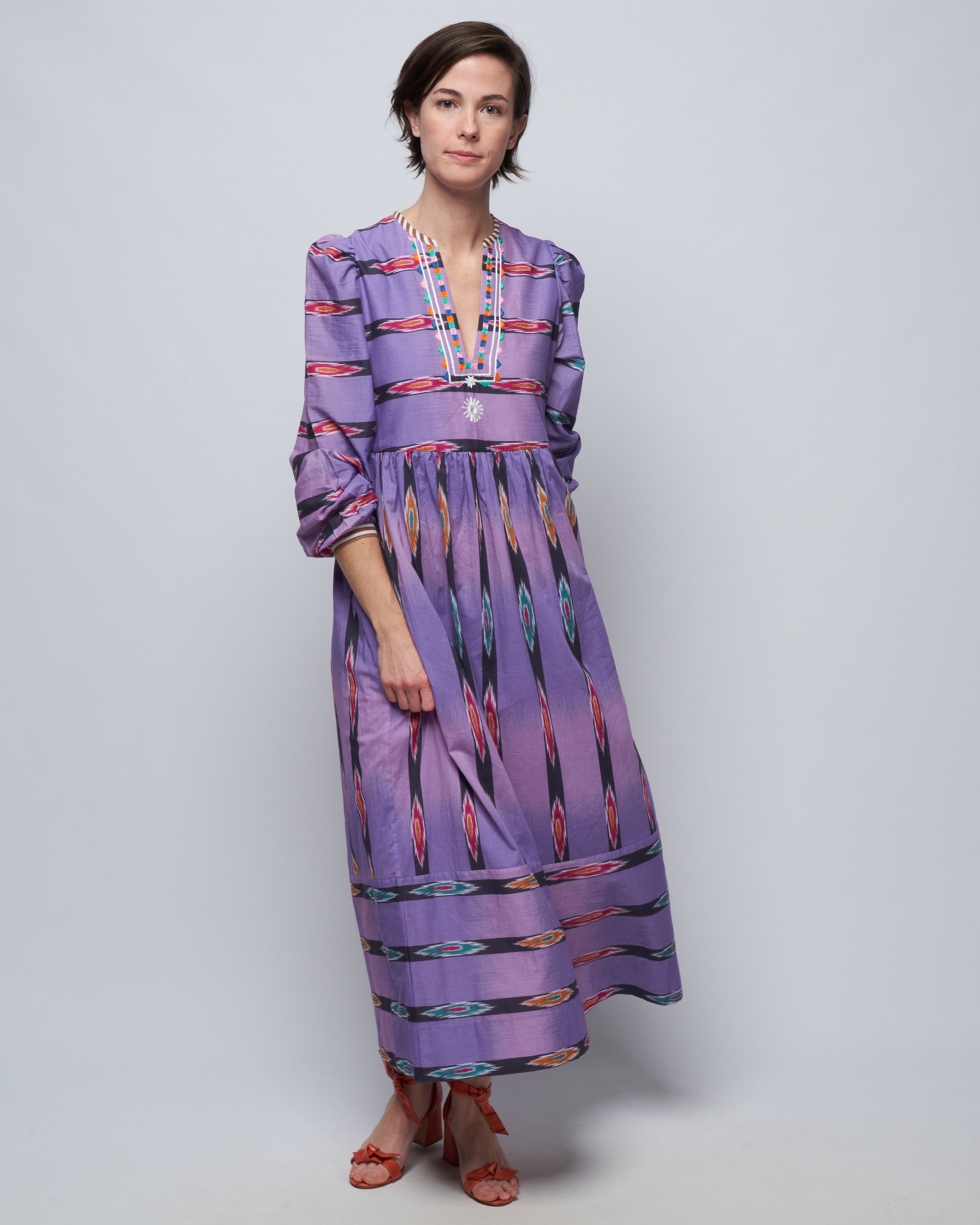 Alix Of Bohemia Winifred Violet Night Dress Purple Violet Alix Of Bohemia Winifred Violet Night Dress Purple Violet